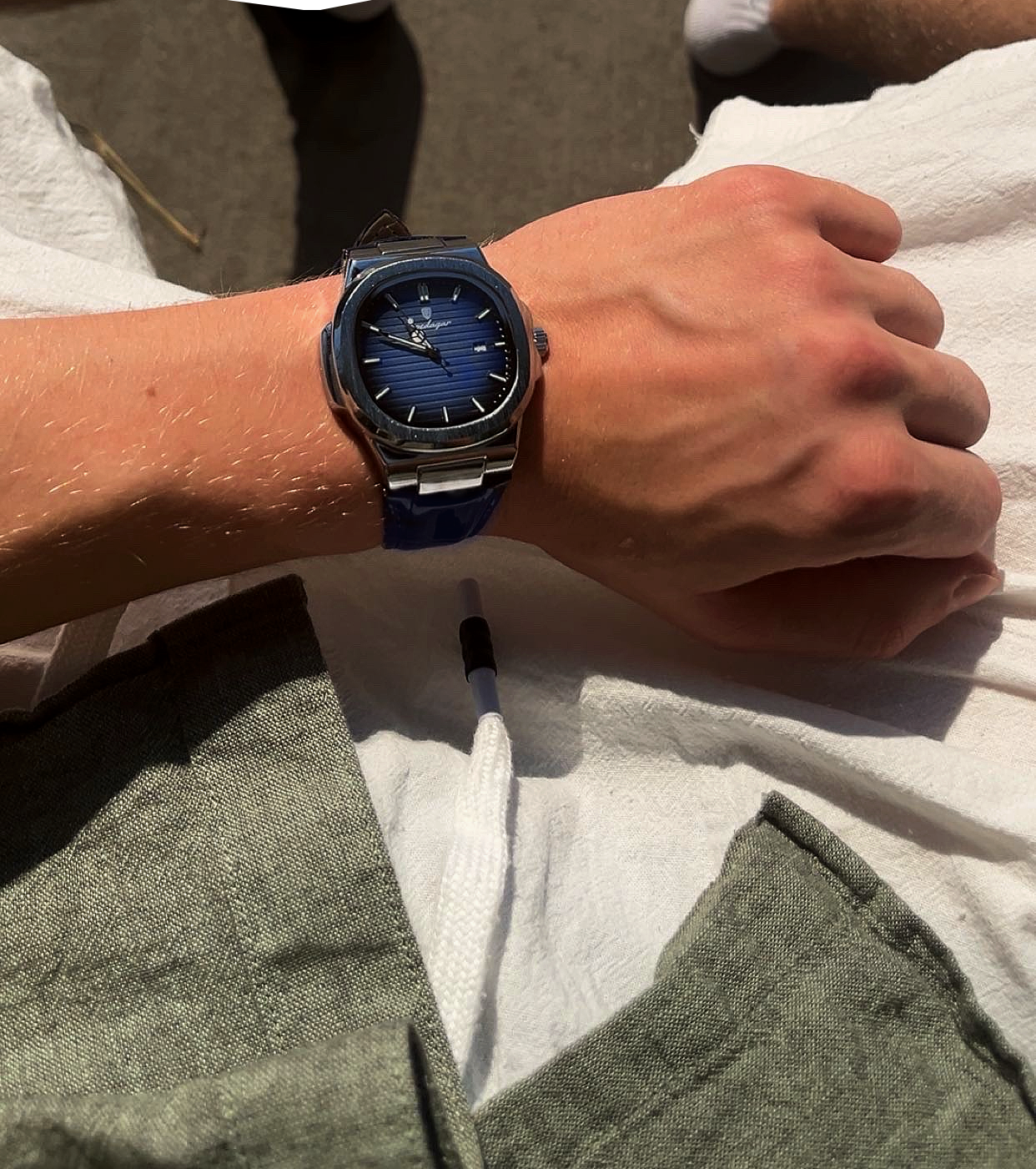 Limitum Monaco Blue Watch
